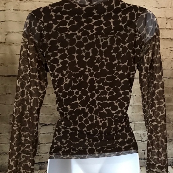 RAFAELLA PETITE Top Small Brown & Tan - Picture 2 of 3